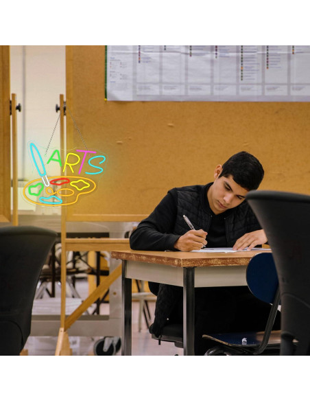 Luz de Neón LED VVYXX Tablero de Dibujo 35.6x20.3 cm Luz de Neón LED VVYXX Tablero de Dibujo 35.6x20.3 cm