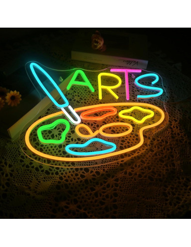 Luz de Neón LED VVYXX Tablero de Dibujo 35.6x20.3 cm