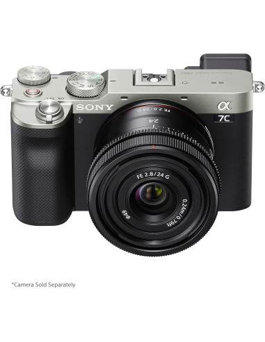 Lente Sony FE 24mm F2.8 G Ultra-Compacto 161g