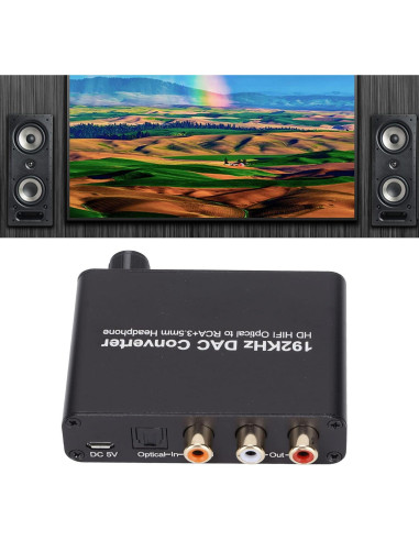 Convertidor de Audio Digital a Analógico Zunate 192KHz DAC