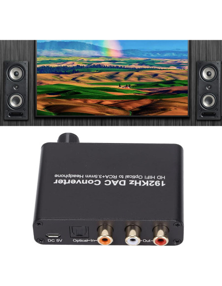 Convertidor de Audio Digital a Analógico Zunate 192KHz DAC