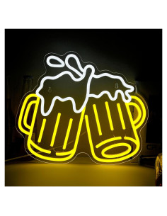 Letrero de Neón de Cerveza Mojoish 37.7x32.7cm Dimmable