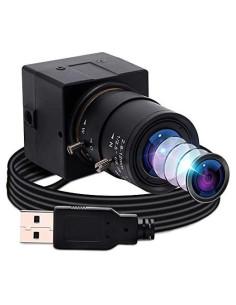 Cámara Web USB 8MP ALPCAM Full HD 3264x2448 Lente Zoom 2.8-12mm