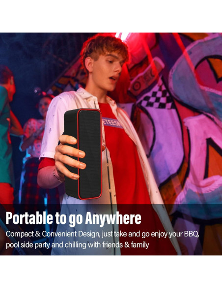 Altavoz Estéreo Inalámbrico Bluetooth Biosun 10W con Radio FM