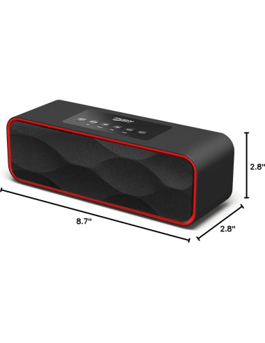 Altavoz Estéreo Inalámbrico Bluetooth Biosun 10W con Radio FM