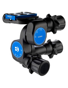 Cabezal de Tres Vías Benro GD3WH con Engranaje Preciso