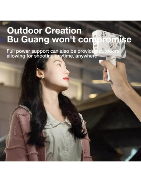 Luz de Video LED Portátil JatureClets 25W RGB 8000 Lúmenes