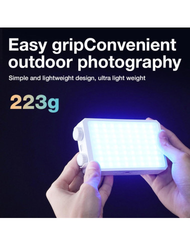 Luz de Video LED Portátil JatureClets 25W RGB 8000 Lúmenes