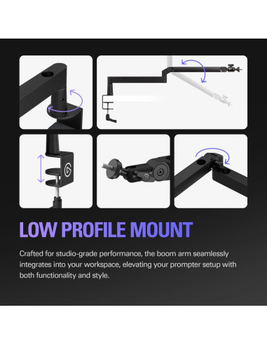 Elgato Teleprompter Premium con Soporte Giratorio Ajustable