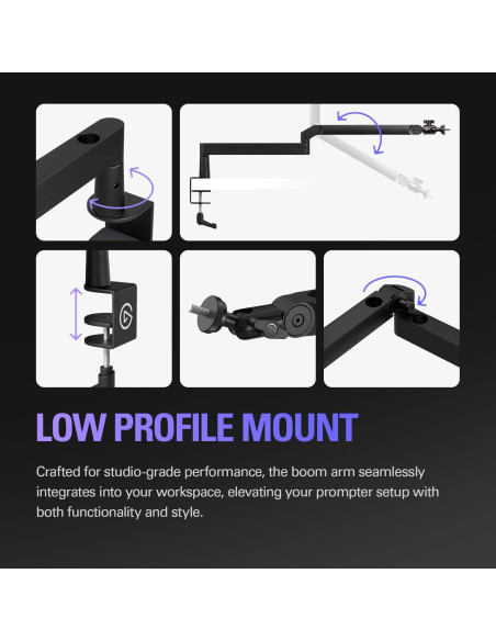 Elgato Teleprompter Premium con Soporte Giratorio Ajustable