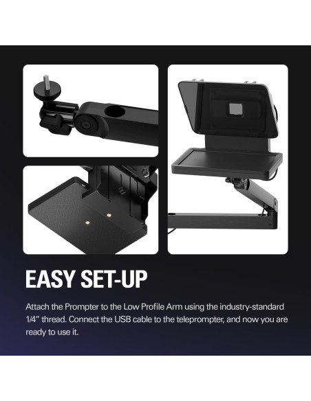 Elgato Teleprompter Premium con Soporte Giratorio Ajustable