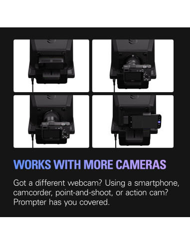 Elgato Teleprompter Premium con Soporte Giratorio Ajustable
