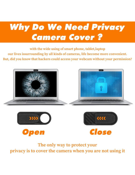Cubierta de Webcam MBAIYO, 16 Piezas, Protección Privacidad