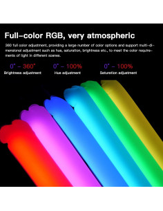 Luz de Video Inflable INKEE GCA30C 90cm RGB 5000mAh 2