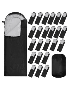 24 Sacos de Dormir VitalCozy 210x76 cm Impermeables Livianos