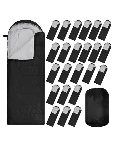 24 Sacos de Dormir VitalCozy 210x76 cm Impermeables Livianos