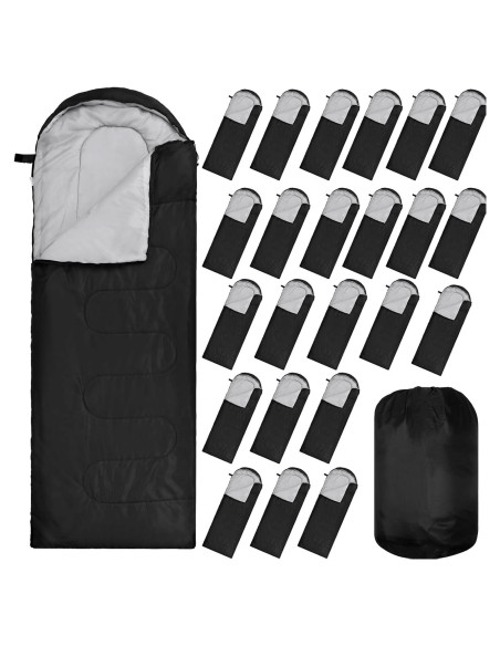 24 Sacos de Dormir VitalCozy 210x76 cm Impermeables Livianos