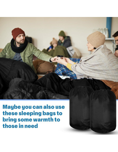24 Sacos de Dormir VitalCozy 210x76 cm Impermeables Livianos