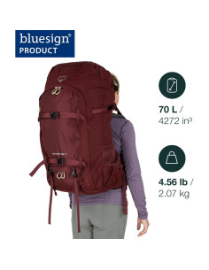 Mochila de Viaje Osprey Fairview Trek 70L para Mujeres - Azul 2