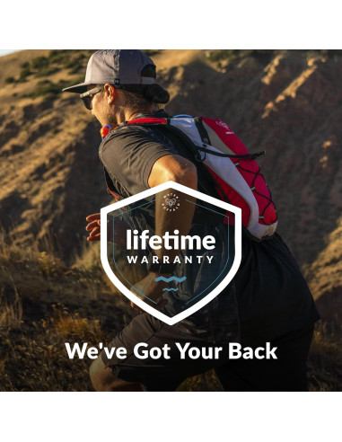 Mochila de Hidratación Water Buffalo 12L con Bolsa de 2L Azul