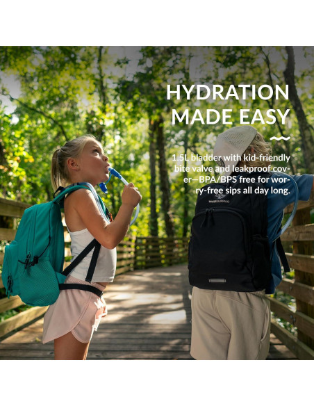 Mochila de Hidratación Water Buffalo Mini Sherpa 18L para Niños