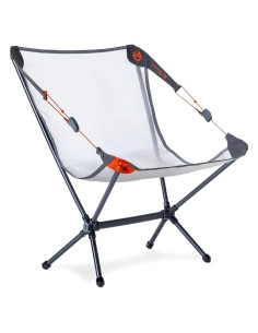 Silla de senderismo reclinable NEMO Moonlite Elite - Gris