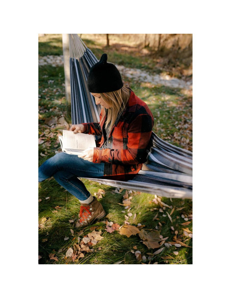 Hamaca de Viaje Stansport de Algodón 198x78 cm Gris Hamaca de Viaje Stansport de Algodón 198x78 cm Gris