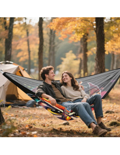 Hamaca Portátil DUOBU para Camping 289.56x137.67cm 150kg 2