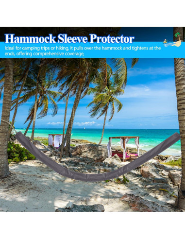 Funda Impermeable para Hamaca GliCraft 2 Pcs 356x24 cm Gris