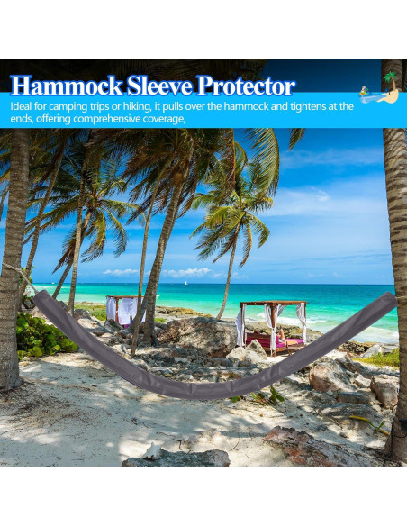 Funda Impermeable para Hamaca GliCraft 2 Pcs 356x24 cm Gris