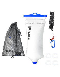 Bolsa de Agua Squeeze 2L Burtrail, Boca Ancha 28mm, Ligera