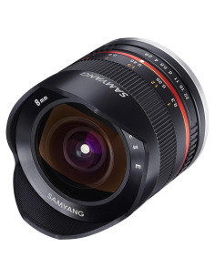 Lente Ojo de Pez Samyang 8mm F2.8 II Enfoque Manual Sony E