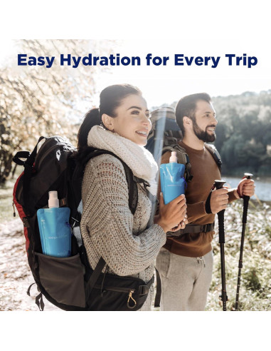 Filtro de Agua Desmontable Membrane Solutions S2 + Bolsa 680ml