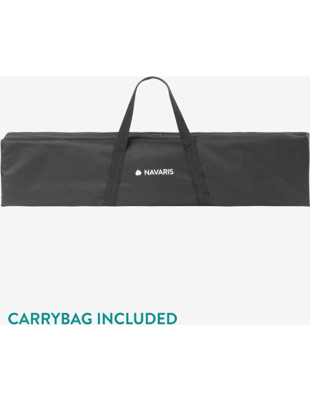 Mesa de Camping Plegable Navaris de Bambú 80x65 cm Mesa de Camping Plegable Navaris de Bambú 80x65 cm