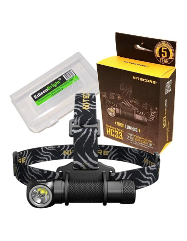 Linterna Frontal Nitecore HC33 1800 Lúmenes CREE XHP35 IP68
