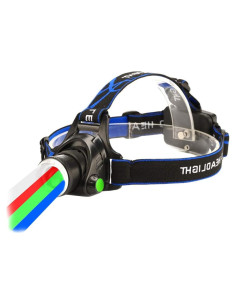 Linterna Frontal LED Multicolor 4 en 1 GaiGaiMall 800 Lúmenes