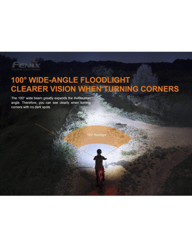 Fenix BC26R Luz de Bicicleta Recargable 1600 Lúmenes IP68