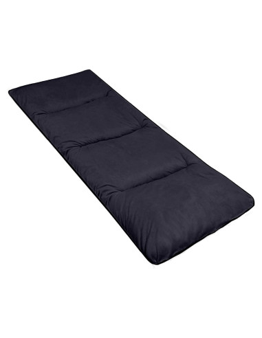 Almohadilla Plegable REDCAMP 190x76cm Terciopelo Negro 3.8cm