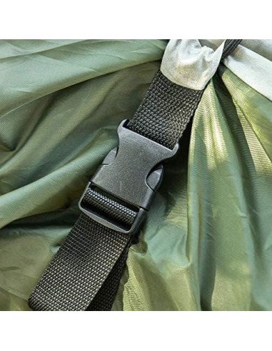 Cama de Camping Plegable Outsunny para 2 Personas con Saco de Dormir