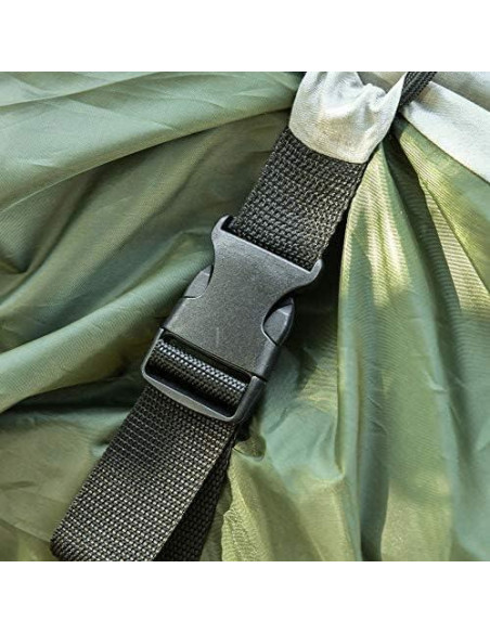 Cama de Camping Plegable Outsunny para 2 Personas con Saco de Dormir