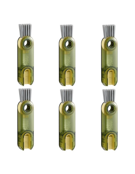 6 Pcs Cepillo de Limpieza Multifuncional Mobacfy Verde