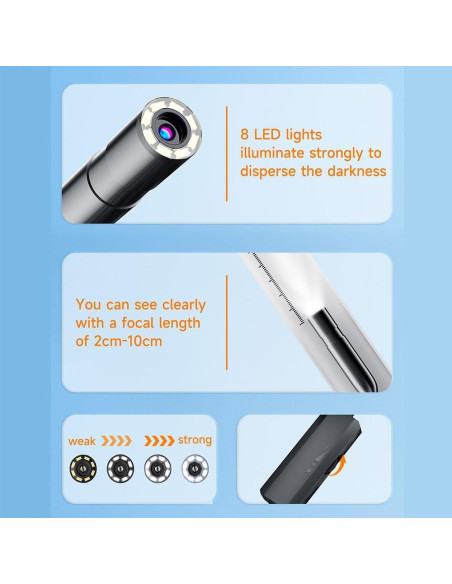 Cámara Endoscópica 2 en 1 Lukzaten 5M para iPhone y Android