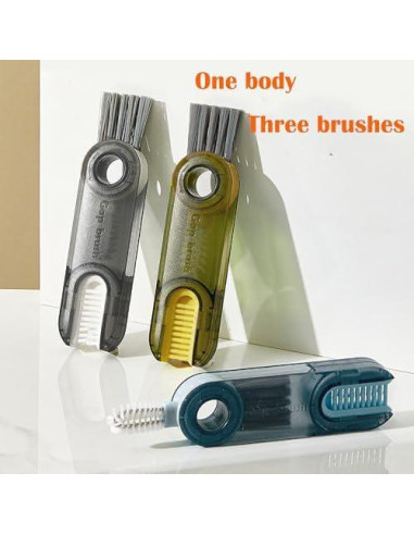 6 Pcs Cepillo de Limpieza Multifuncional Mobacfy Verde