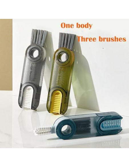 6 Pcs Cepillo de Limpieza Multifuncional Mobacfy Verde