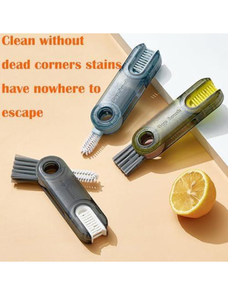 6 Pcs Cepillo de Limpieza Multifuncional Mobacfy Verde