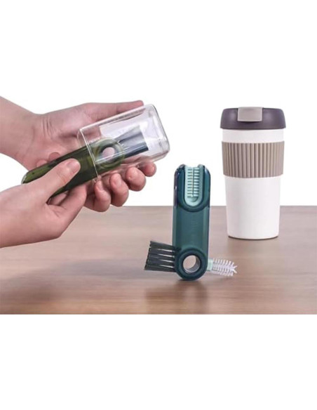 6 Pcs Cepillo de Limpieza Multifuncional Mobacfy Verde