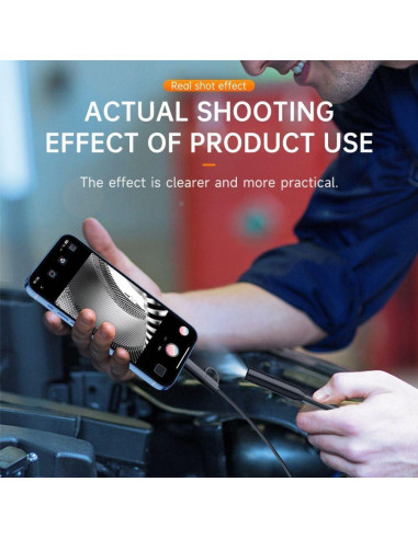 Cámara Endoscópica 2 en 1 Lukzaten 5M para iPhone y Android