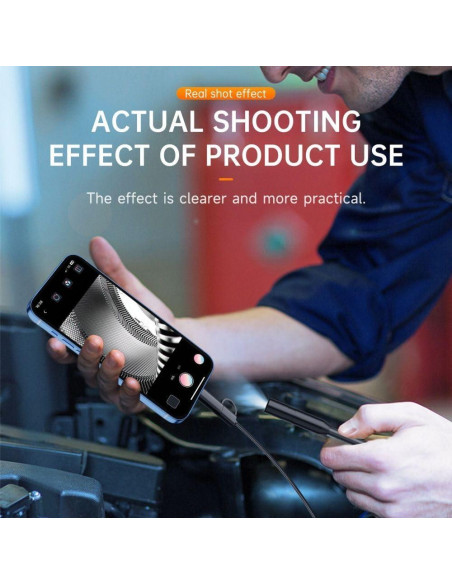 Cámara Endoscópica 2 en 1 Lukzaten 5M para iPhone y Android