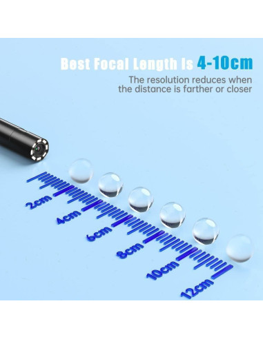 Cámara Endoscópica 2 en 1 Lukzaten 5M para iPhone y Android