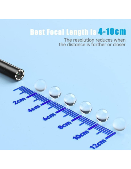 Cámara Endoscópica 2 en 1 Lukzaten 5M para iPhone y Android